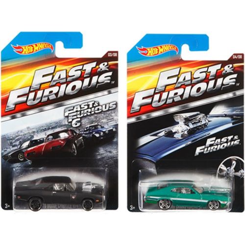  Hot Wheels Fast and Furious Complete Set (set of 8) 1:64 Diecast Collection