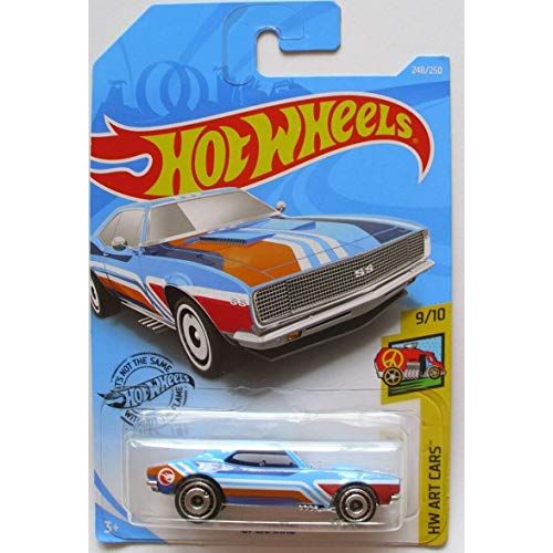  Hot Wheels 2019 Treasure Hunt Hw Art Cars 9/10 - 67 Camaro