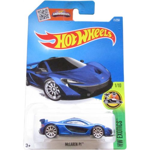  Hot Wheels 2016 HW Exotics McLaren P1 71/250, Blue