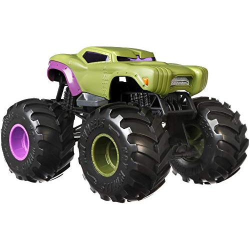  Hot Wheels Monster Trucks 1:24 Scale Assortment, Hulk