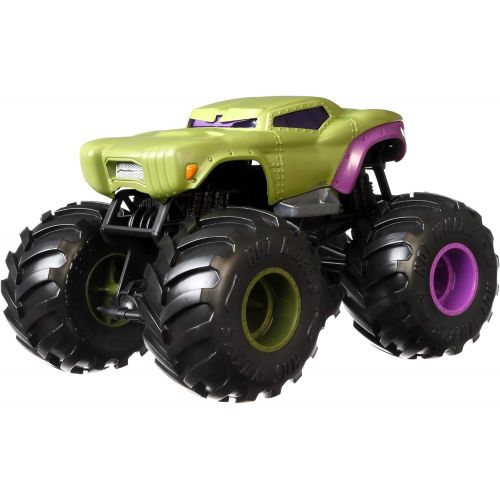  Hot Wheels Monster Trucks 1:24 Scale Assortment, Hulk