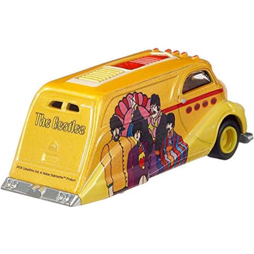  Hot Wheels The Beatles Series Deco Delivery 4/5, Orange/Yellow