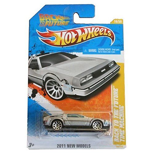  Hot Wheels 2011-018 New Models 18/50 Back To The Future Time Machine 1:64 Scale