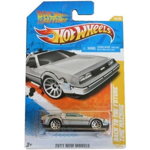  Hot Wheels 2011-018 New Models 18/50 Back To The Future Time Machine 1:64 Scale