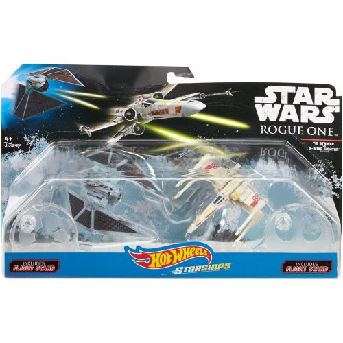  Hot Wheels Star Wars Rogue One Starships The Striker vs. X-Wing Fighter Vehicle, 2 Pack