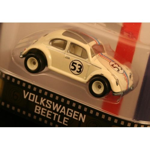  Hot Wheels VOLKSWAGEN BEETLE HERBIE / THE LOVE BUG 2013 Retro Series Die Cast Vehicle