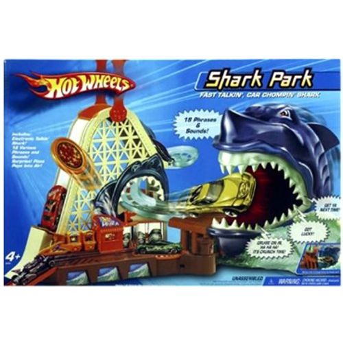  Hot Wheels Kid Pick Shark Park Set