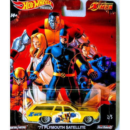  Hot Wheels Pop Culture 2019 Premium X-Men 5 Car Set Bundle