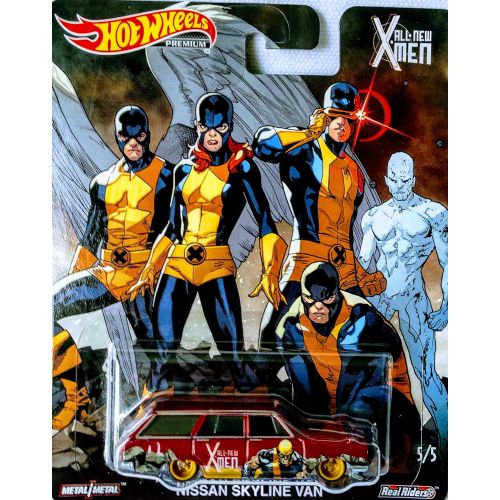  Hot Wheels Pop Culture 2019 Premium X-Men 5 Car Set Bundle