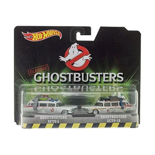  Hot Wheels, Classic Ghostbusters Ecto-1 and Ecto-1A Die-Cast Vehicle 2-Pack