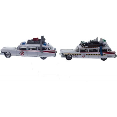  Hot Wheels, Classic Ghostbusters Ecto-1 and Ecto-1A Die-Cast Vehicle 2-Pack