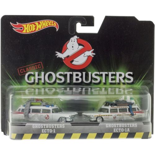  Hot Wheels, Classic Ghostbusters Ecto-1 and Ecto-1A Die-Cast Vehicle 2-Pack
