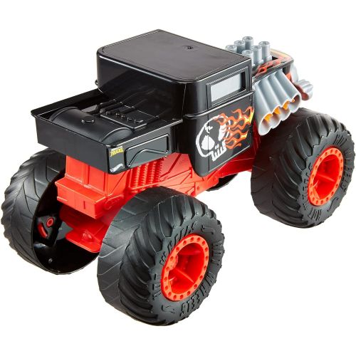 마텔 Hot Wheels Monster Trucks 1: 24 Bone Shaker