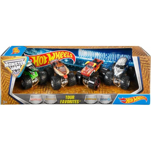  Hot Wheels Monster Jam Tour Favorites  Styles May Vary