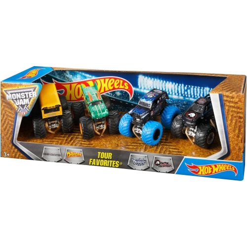  Hot Wheels Monster Jam Tour Favorites  Styles May Vary