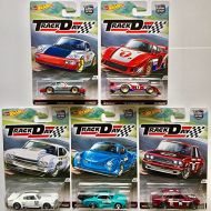 Hot Wheels Car Culture Track Day Set Of 5 Porsche 964, 78 Porsche 953, 70 Chevelle, Volkswagen Karmin Ghia, Datsun Bluebird 510