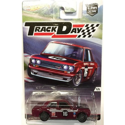  Hot Wheels Car Culture Track Day Set Of 5 Porsche 964, 78 Porsche 953, 70 Chevelle, Volkswagen Karmin Ghia, Datsun Bluebird 510