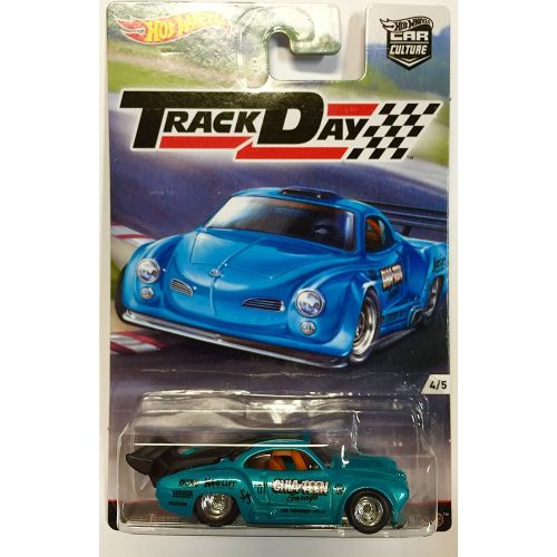  Hot Wheels Car Culture Track Day Set Of 5 Porsche 964, 78 Porsche 953, 70 Chevelle, Volkswagen Karmin Ghia, Datsun Bluebird 510