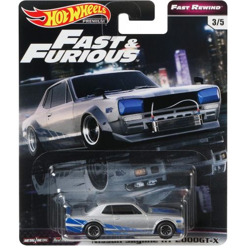  Hot Wheels Fast & Furious Premium Bundle #2, Multi (GRB02)