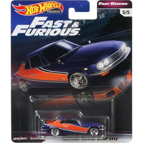  Hot Wheels Fast & Furious Premium Bundle #2, Multi (GRB02)