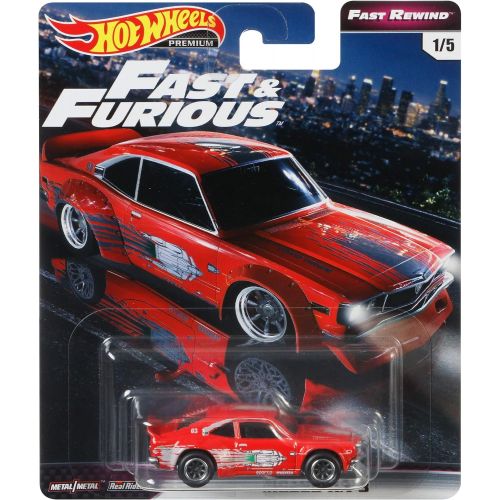  Hot Wheels Fast & Furious Premium Bundle #2, Multi (GRB02)