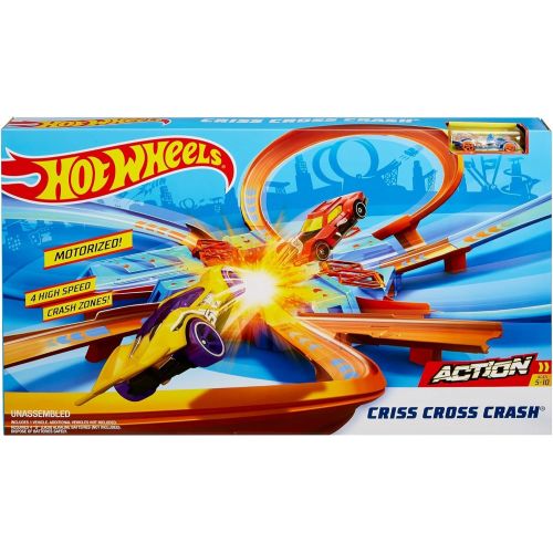  Hot Wheels Criss Cross Crash Track Set [Amazon Exclusive]