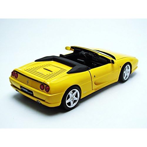 Hot Wheels Hot wheels BLY35 Ferrari F355 Spider Convertible Yellow Elite Edition 118 Diecast Car Model by Hotwheels