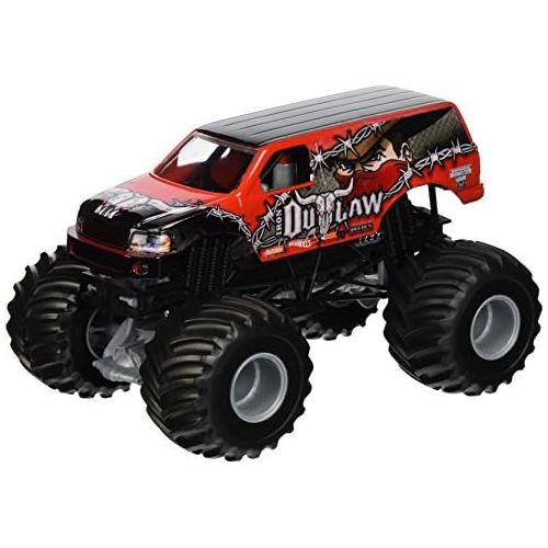  Hot Wheels Monster Jam Iron Outlaw Die-Cast Vehicle, 1:24 Scale