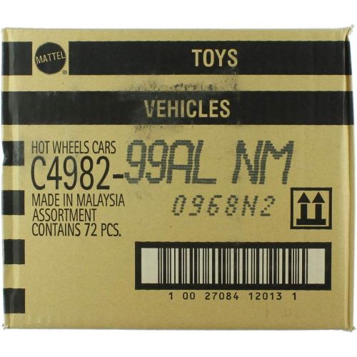  Mattel Hot Wheels 72 Count Random Case Basic Die-Cast Toy Cars