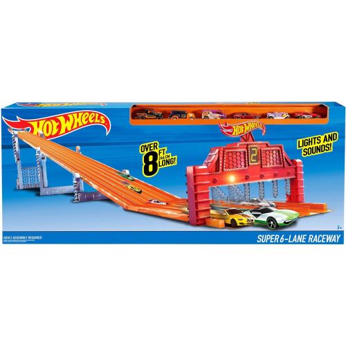  Hot Wheels Super 6-Lane Raceway