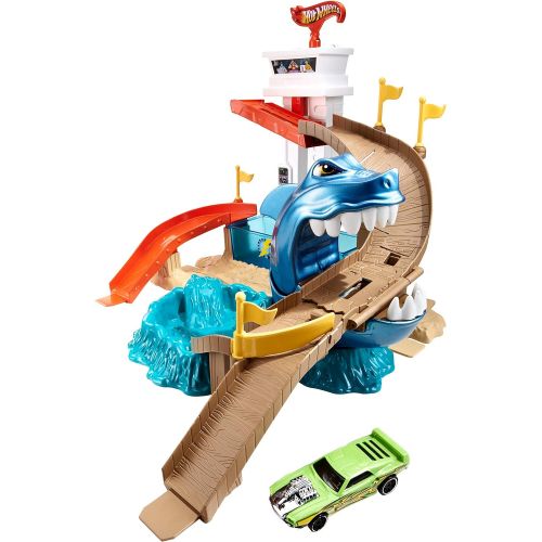  Hot Wheels Color Shifters Sharkport Showdown Trackset (Amazon Exclusive)