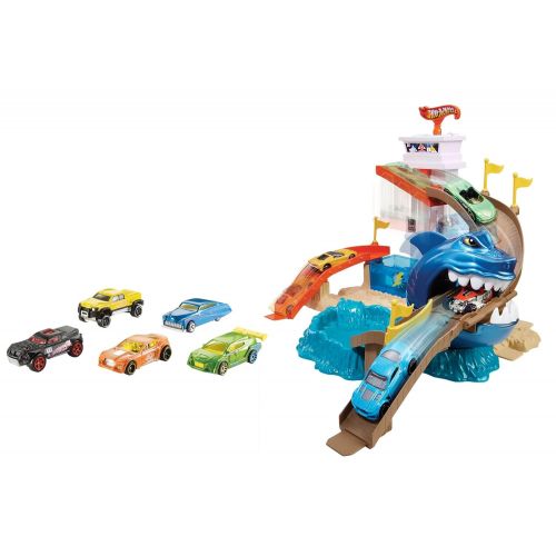  Hot Wheels Color Shifters Sharkport Showdown Trackset (Amazon Exclusive)