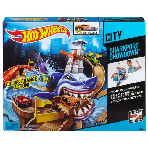  Hot Wheels Color Shifters Sharkport Showdown Trackset (Amazon Exclusive)