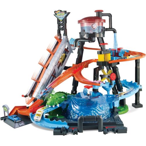  Hot Wheels Ultimate Gator Car Wash Playset