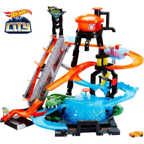  Hot Wheels Ultimate Gator Car Wash Playset