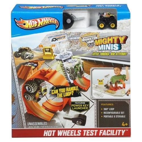  Hot Wheels Monster Jams Mini Test Facility Playset