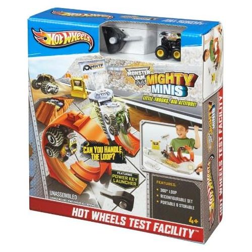  Hot Wheels Monster Jams Mini Test Facility Playset