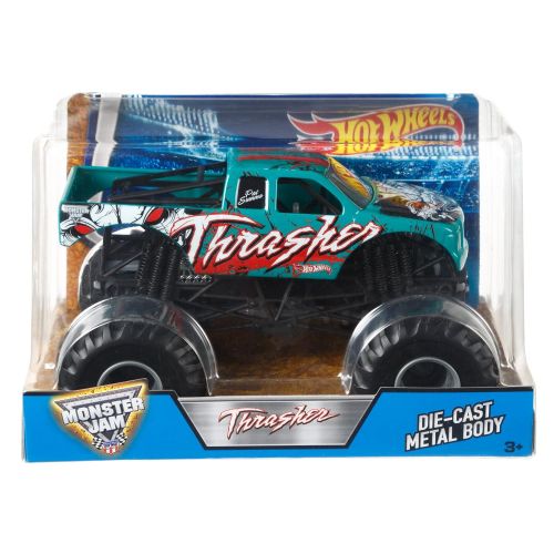  Hot Wheels Monster Jam 1:24 Thrasher (Green)