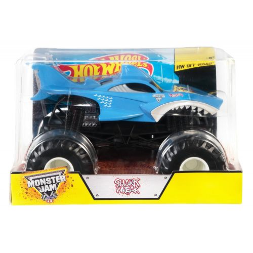  Hot Wheels Monster Jam 1:24 Scale Shark Wreak Vehicle