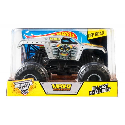  Hot Wheels Monster Jam Maximum Destruction Die-Cast Vehicle, 1:24 Scale