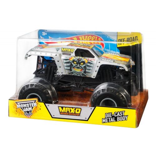  Hot Wheels Monster Jam Maximum Destruction Die-Cast Vehicle, 1:24 Scale