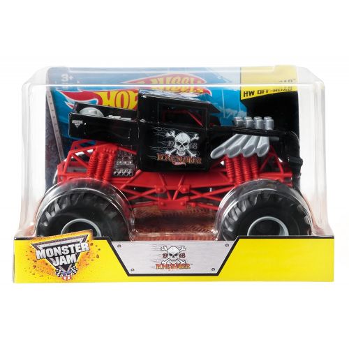  Hot Wheels Monster Jam 1:24 Scale Bone Shaker Vehicle