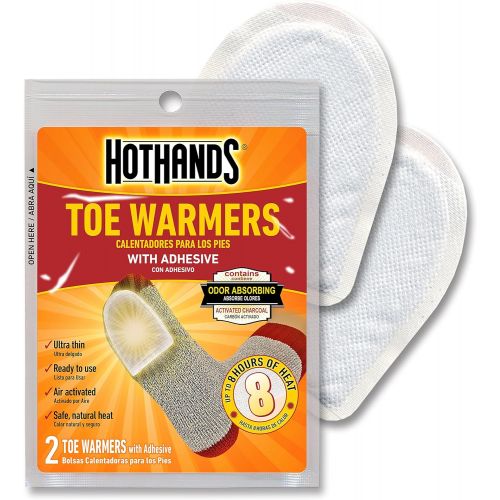  HotHands Toe Warmers - Long Lasting Safe Natural Odorless Air Activated Warmers - Up to 8 Hours of Heat - 6 Pair
