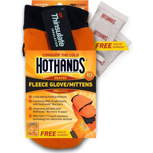  HotHands Heated Fleece Glove / Mittens