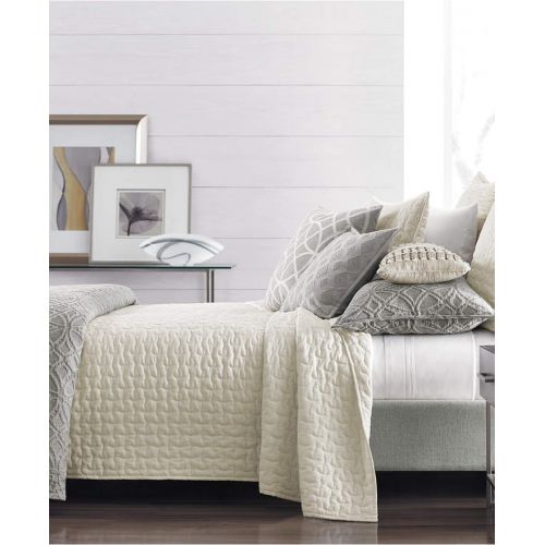  Hotel Collection Connections Quilted King Coverlet, Created for Macys Bedding