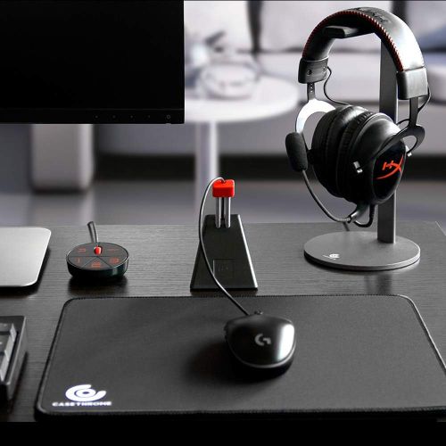  Hotline Games CASETHRONE Gaming Mouse Cable Management,aBell Mouse Bungee Device for Esports FPS Game(Black)