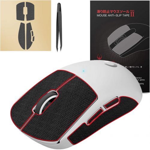  Hotline Games Mouse Anti-Slip Grip Tape for Logitech G PRO X Superlight Wireless Mouse Self Adhesive Design Sweat Resistant Tape Pads Mouse Side Anti-Slip Stickers Mouse Skates Ela