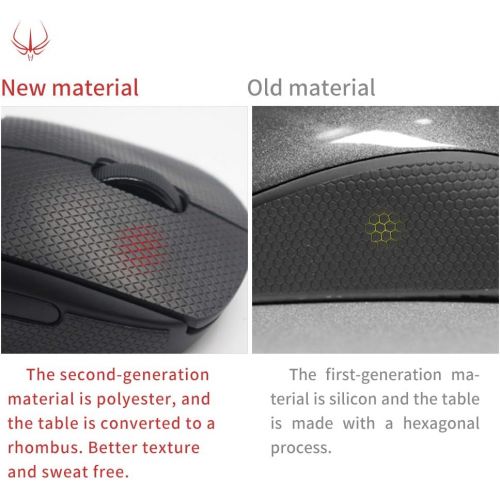  Hotline Games Mouse Anti-Slip Grip Tape for Glorious Model D Gaming Mouse Self Adhesive Design Sweat Resistant Tape Pads Mouse Side Anti-Slip Stickers Mouse Skates Elastics Refined