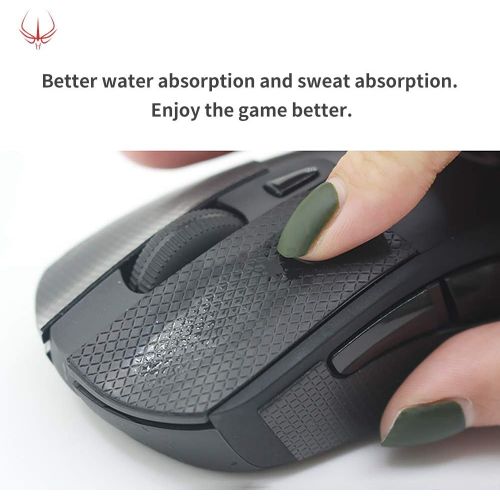  Hotline Games Mouse Anti-Slip Grip Tape for Glorious Model D Gaming Mouse Self Adhesive Design Sweat Resistant Tape Pads Mouse Side Anti-Slip Stickers Mouse Skates Elastics Refined