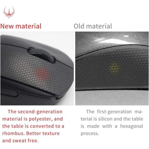  Hotline Games Mouse Anti-Slip Grip Tape DIY Version Self Adhesive Design Sweat Resistant Tape Pads Mouse Side Anti-Slip Stickers Mouse Skates Elastics Refined Side Grips